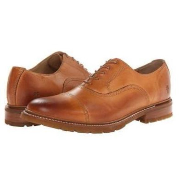 Frye – James Bal Lug Oxford Lace Up Cap Toes Shoes - Picture 2 of 15